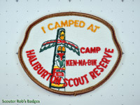 Click to enlarge I Camped at Haliburton Scout Reserve 1994